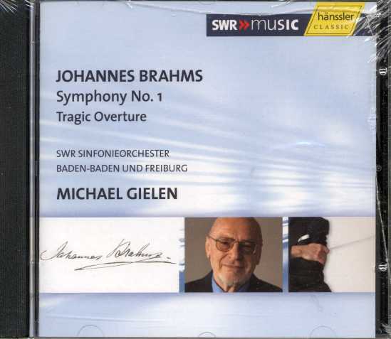 Johannes Brahms / Symphony no. 1 / Tragic Overture / SWR Sinfonieorchester Baden-Baden und Freiburg / Michael Gielen