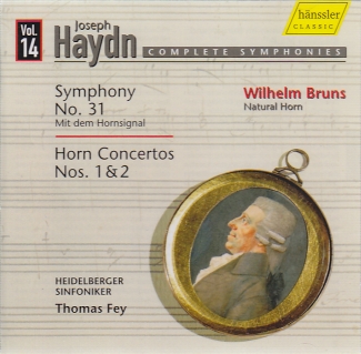 Joseph Haydn / Symphony No. 31 / Horn Concertos Nos. 1 & 2 / Heidelberger Sinfoniker / Thomas Fey