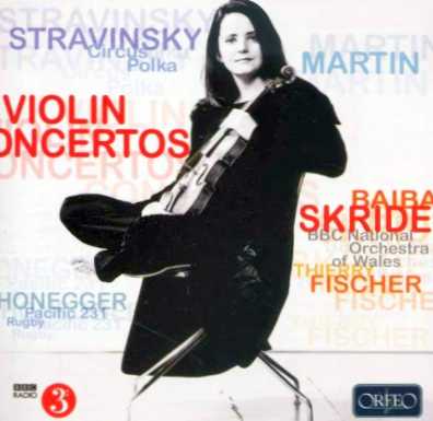 Igor Stravinsky / Frank Martin / Violin Concertos // Baiba Skride / BBC National Orchestra of Wales / Thierry Fischer