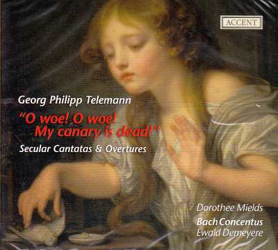 Georg Philipp Telemann / Secular Cantatas & Overtures // Dorothee Mields / Bach Concentus