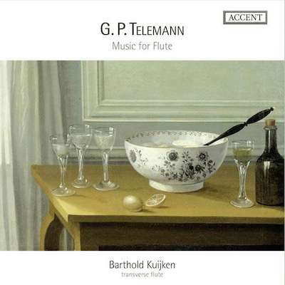 Georg Philipp Telemann / Music for Flute // Barthold Kuijken / Sigiswald Kuijken / Wieland Kuijken / Robert Kohnen / Rene Jacobs / Parnassus Ensemble