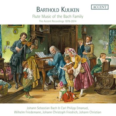 Barthold Kuijken / Flute Music of the Bach Family - Accent Recordings 1978-2014 // J.S. Bach / C.P.E. Bach / W.F. Bach / J.C. Bach / J.C.F. Bach