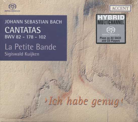 J.S. Bach / Cantatas vol. 3: BWV 82, 178, 102 // La Petite Bande / Sigiswald Kuijken