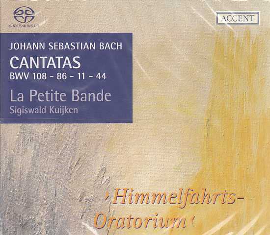 J.S. Bach / Cantatas vol 10: BWV 108, 86, 44, 11 (Himmelfahrts-Oratorium) // La Petite Bande / Sigiswald Kuijken