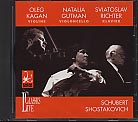 Franz Schubert / Violin Sonata / Dmitri Shostakovich / Piano Trio no. 2 / Oleg Kagan / Sviatoslav Richter / Natalia Gutman