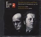 Johannes Brahms / Violin Sonata no. 1 / Dmitri Shostakovich / Violin Sonata / Oleg Kagan / Sviatoslav Richter