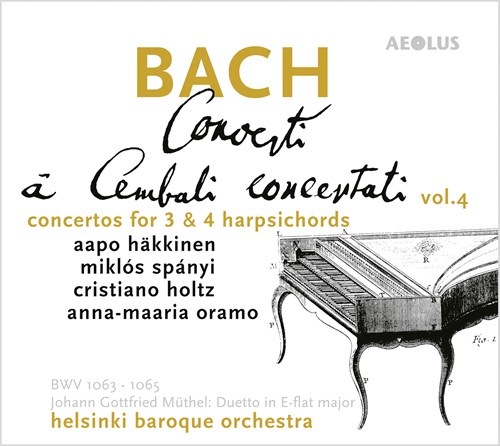 J.S. Bach / Harpsichord Concertos vol. 4 // Helsinki Baroque Orchestra / Aapo Häkkinen / Miklos Spanyi / Cristiano Holz / Anna-Maaria Oramo