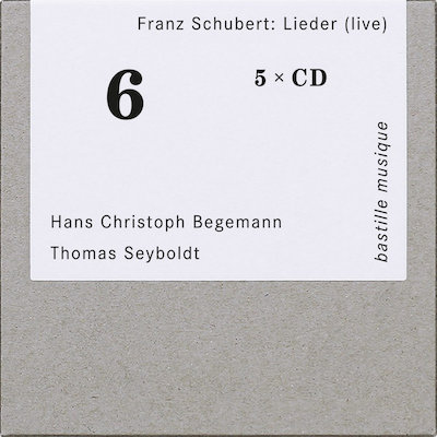Franz Schubert / Lieder (Live) // Hans Christoph Begemann / Thomas Seyboldt