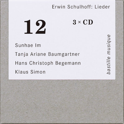 Erwin Schulhoff / Lieder (Complete) // Sunhae Im / Tanja Ariane Baumgartner / Hans Christoph Begemann / Klaus Simon