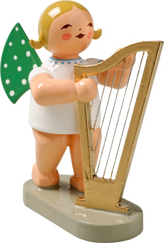 Grünhainichen Angel with Large Harp