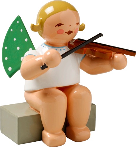 Grünhainichen Angel with Violin, sitting
