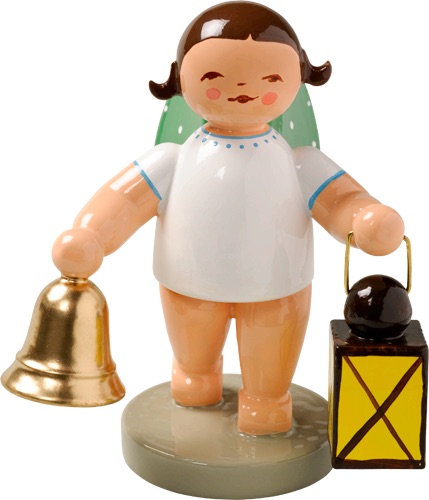 Grünhainichen Angel with Bell and Lantern