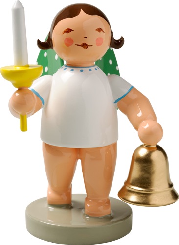 Grünhainichen Angel with Bell and Candle