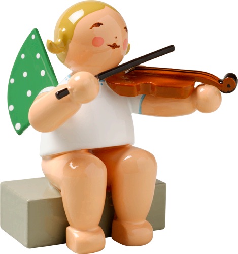 Grünhainichen Angel with Viola, sitting