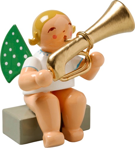 Grünhainichen Angel with Tuba, sitting