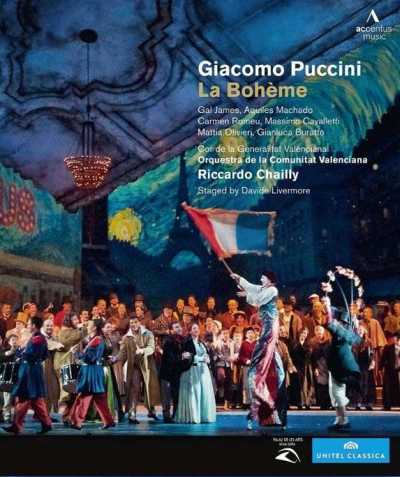 Giacomo Puccini / La Bohème // Gal James / Aquiles Machado / Massimo Cavalletti / Orquestra de la Comunitat Valenciana / Riccardo Chailly