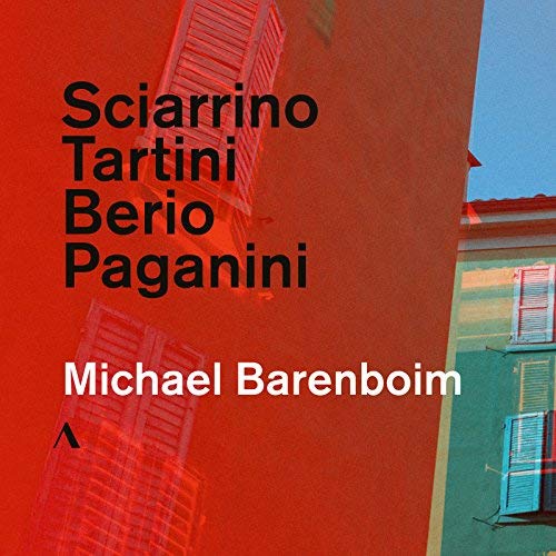 Michael Barenboim / Works for Violin Solo // Salvatore Sciarrino / Giuseppe Tartini / Luciano Berio / Niccoló Paganini