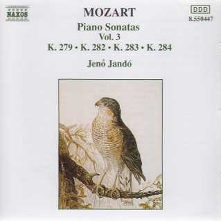 W.A. Mozart / Piano Sonatas Vol. 3 / Jeno Jandó