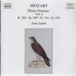 W.A. Mozart / Piano Sonatas Vol. 4 / Jeno Jandó