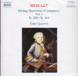 W.A. Mozart / String Quartets vol. 1 / Eder Quartet