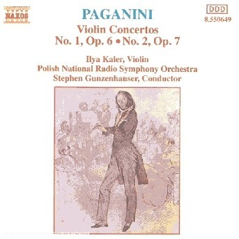Nicolò Paganini / Violin Concertos 1 & 2 / Ilya Kaler / Polish National Radio Symphony Orchestra / Stephen Gunzenhauser
