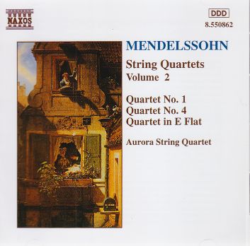 Felix Mendelssohn / String Quartets, vol. 2 / Aurora String Quartet