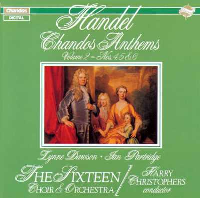 Georg Friedrich Händel / Chandos Anthems vol. 2 / The Sixteen / Harry Christophers