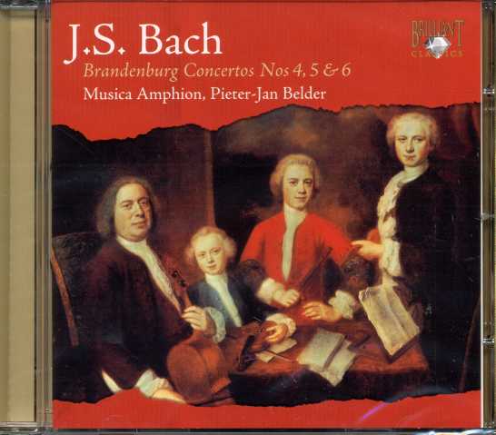 J.S. Bach / Brandenburg Concertos 4-6 / Musica Amphion / Pieter-Jan Belder