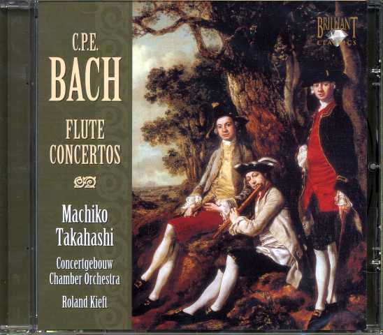 C.P.E. Bach / Flute Concertos / Concertgebouw Chamber Orchestra / Machiko Takahashi