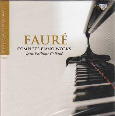 Gabriel Fauré / Piano Music (Complete) / Jean-Philippe Collard 4CD
