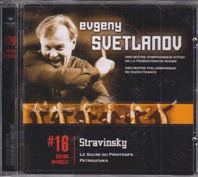 Igor Stravinsky / Le sacre du Printemps / Petrouchka / KÄYTETTY CD // Russian State Symphony Orchestra / Evgeny Svetlanov