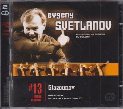 Alexander Glazunov / Raymonda (Complete) / KÄYTETTY 2CD // Bolshoi Theatre / Evgeny Svetlanov