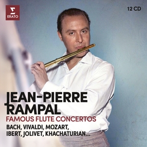 Jean-Pierre Rampal / Famous Flute Concertos // J.S. Bach / Antonio Vivaldi / W.A. Mozart / Jacques Ibert / André Jolivet / Aram Khachaturian / Giuseppe Tartini / Georg Philipp Telemann / Carl Nielsen