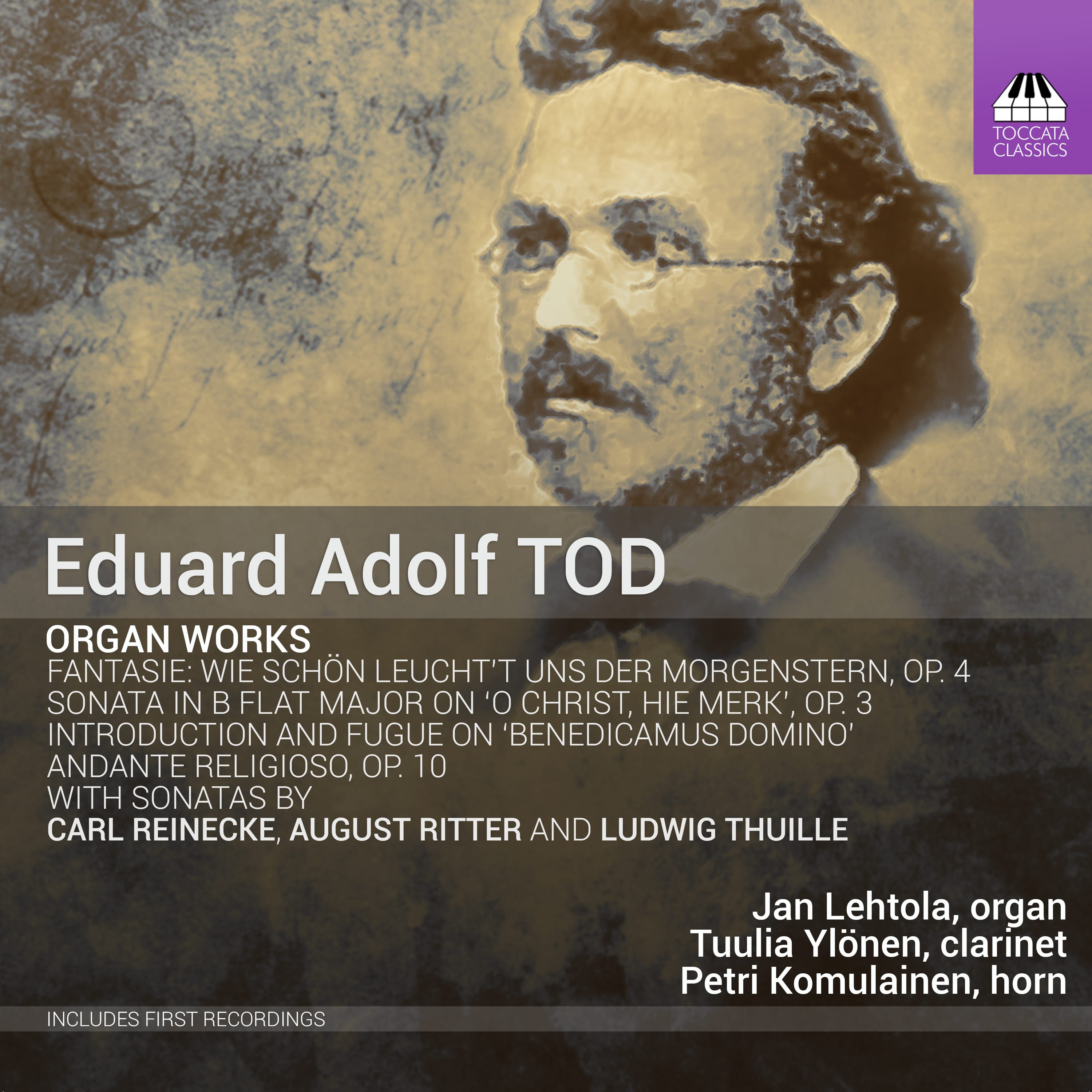 Eduard Adolf Tod / Organ Works // Jan Lehtola / Tuulia Ylönen / Petri Komulainen