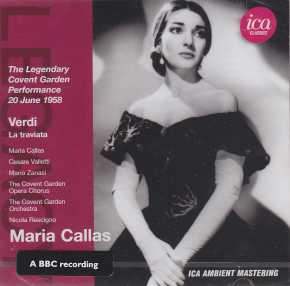 Giuseppe Verdi / La Traviata / Maria Callas / Cesare Valletti / The Covent Garden Orchestra / Nicolo Rescigno 2CD