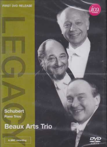 Franz Schubert / Piano Trios (Complete) / Beaux Arts Trio DVD