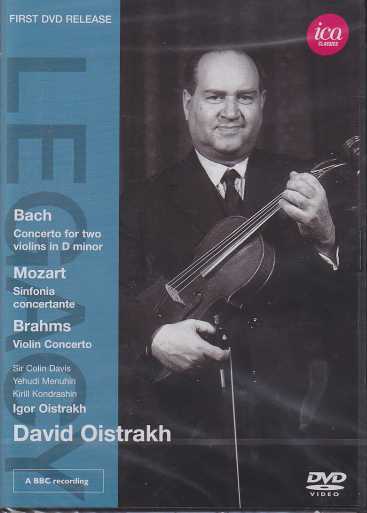 J.S. Bach, W.A. Mozart, Johannes Brahms / Violin Concertos / Igor & David Oistrakh DVD