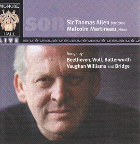 Thomas Allen & Malcolm Martineau / Beethoven, Wolf, Butterworth, Vaughan Williams & Bridge