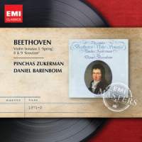 Ludwig van Beethoven / Violin Sonatas 5, 6 & 9 / Pinchas Zukerman / Daniel Barenboim (EMI Masters)
