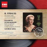 Richard Strauss / Lieder / Elisabeth Schwarzkopf / George Szell (EMI Masters)