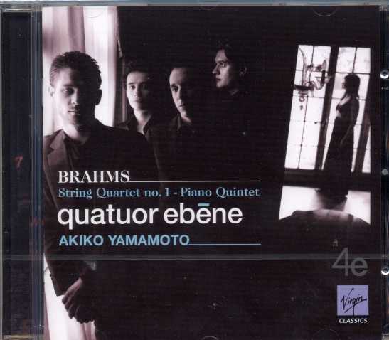 Johannes Brahms / String Quartet no. 1 / Piano Quintet / Quatuor Ebène / Akiko Yamamoto