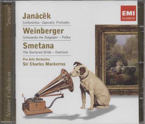 Leoš Janácek / Sinfonietta, Overtures etc. / Pro Arte Orchestra Charles Mackerras / EMI 