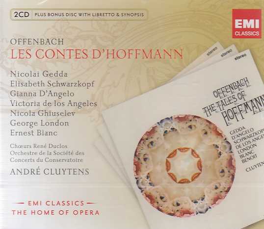 Jacques Offenbach / Les Contes D'Hoffmann / Nicolai Gedda / Elisabeth Schwarzkopf / Orchestre de la Société des Concerts du Conservatoire / André Cluytens
