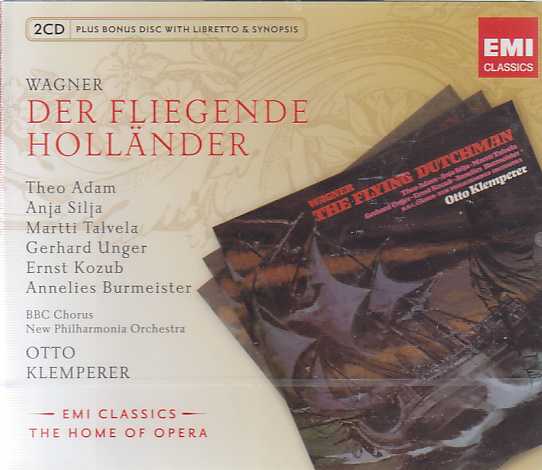 Richard Wagner / Der Fliegende Holländer / Theo Adam / Anja Silva / Martti Talvela / New Philharmonia Orchestra / Otto Klemperer