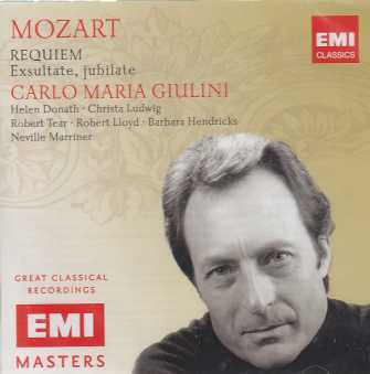 W.A. Mozart / Requiem / Exsultate, Jubilate / Christa Ludwig / Barbara Hendricks / Carlo Maria Giulini / Sir Neville Marriner (EMI Masters)