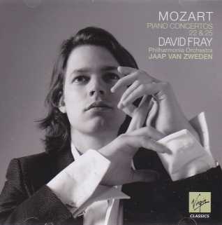 W.A. Mozart / Piano Concertos 22 & 25 / David Fray / Philharmonia Orchestra / Jaap van Zweden