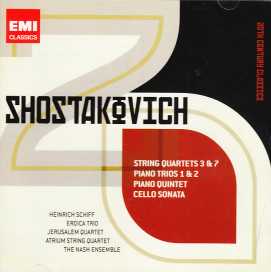 Dmitri Shostakovich / Chamber Music / Heinrich Schiff / Chung Trio / Jerusalem String Quartet 2CD