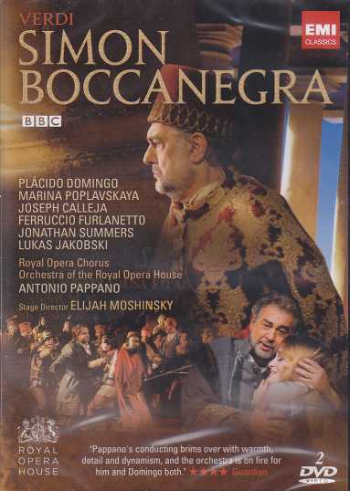 Giuseppe Verdi / Simon Boccanegra / Plácido Domingo / Marina Poplavskaya / The Royal Opera House / Antonio Pappano 2DVD