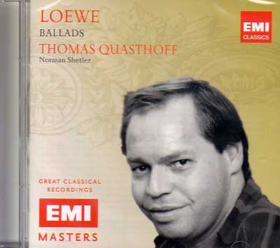 Carl Loewe / Ballads / Thomas Quasthoff / Norman Shetler