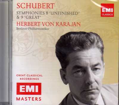 Franz Schubert / Symphonies 8 & 9 / Berliner Philharmoniker / Herbert von Karajan